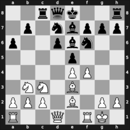 1956 Moscow olm fin-A – Round 2 – Unzicker, Wolfgang – 0-1 – Blau, Max – G30