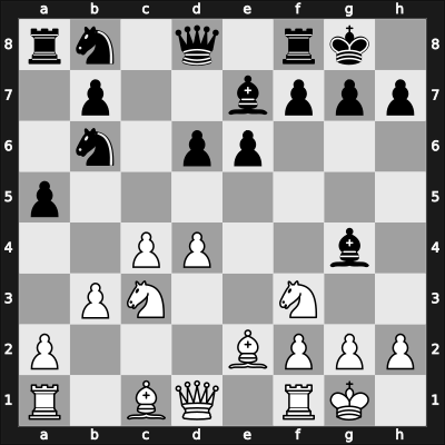 1956 Moscow olm fin-A – Round 2 – Troianescu, Octav – 1-0 – Panno, Oscar – G37
