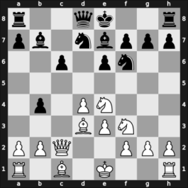 1956 Moscow olm fin-A – Round 4 – Unzicker, Wolfgang – 1/2-1/2 – Larsen, Bent Ravn – G56