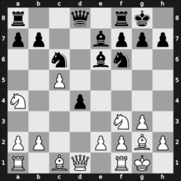 1956 Moscow olm fin-A – Round 9 – Geller, Efim P – 1-0 – Enevoldsen, Jens – G143