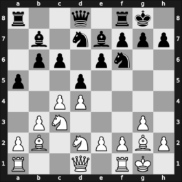 1956 Moscow olm fin-B – Round 5 – Cuellar Gacharna, Miguel – 1-0 – Sliwa, Bogdan – G45