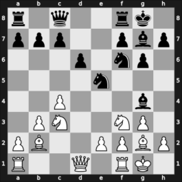 1956 Moscow olm fin-B – Round 9 – Olafsson, Fridrik – 1/2-1/2 – Robatsch, Karl – G96