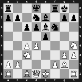 1956 Moscow olm prel – Round 4 – Panno, Oscar – 1-0 – Grogan, Richard – G108