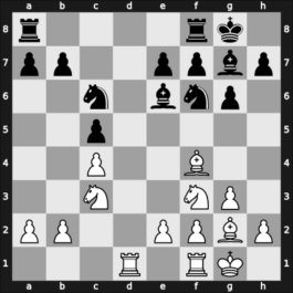 1956 Moscow olm prel – Round 5 – Johannsson, Ingi Randver – 1-0 – Letelier Martner, Rene – G139