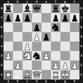 1956 Moscow olm prel – Round 7 – Thorbergsson, Freysteinn – 1/2-1/2 – Milner Barry, Philip – G220