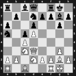 1956 Moscow olm prel – Round 7 – Walther, Edgar – 0-1 – Taimanov, Mark E – G222