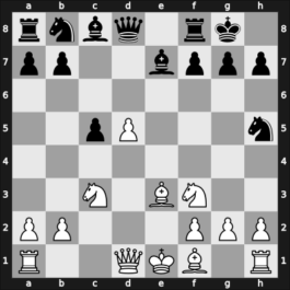 1956 Moscow olm prel – Round 8 – Jimenez Zerquera, Eleazar – 1/2-1/2 – Philippe, Georges – G256