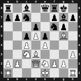 1956 New York Rosenwald5556 – Round 1 – Reshevsky, Samuel – 0-1 – Horowitz, Albert Israel – G10