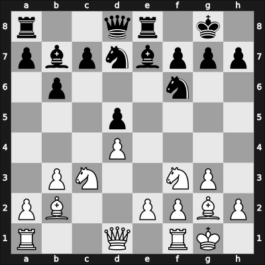 1956 New York Rosenwald5556 – Round 1 – Horowitz, Albert Israel – 1/2-1/2 – Lombardy, William J – G15