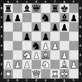 1956 New York Rosenwald5556 – Round 1 – Lombardy, William J – 1/2-1/2 – Reshevsky, Samuel – G16
