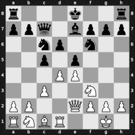 1956 OWL Ch – Round 8 – Groenegress, Wilfried – 1/2-1/2 – Flatau, Leo – G9