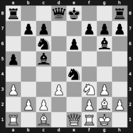 1956 Oklahoma City Open – Round 1 – Fischer, Raphael – 1/2-1/2 – Gross, Hans-Joachim – G7