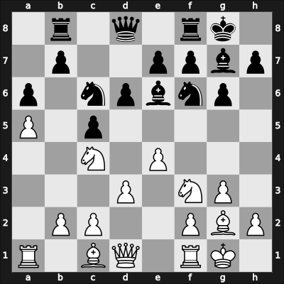 1956 Oklahoma City Open – Round 1 – Fischer, Raphael – 1/2-1/2 – Popel, Stepan – G9