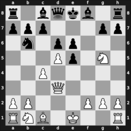 1956 Olympiad Moscow RUS – Round 4 – Letelier Martner, Rene – 0-1 – Penrose, Justin – G16