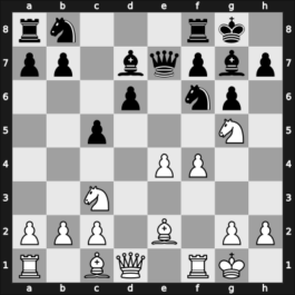1956 Olympiad Moscow RUS – Round 11 – Penrose, Justin – 1/2-1/2 – Czerniak, Magdalena – G37