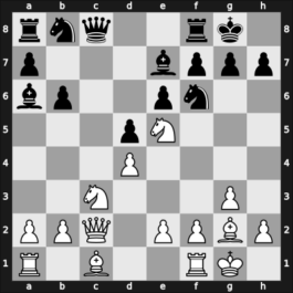 1956 Olympiad, Moscow RUS – Round 3 – Ehnevoldsen I – 1/2-1/2 – Keller, Dieter – G8