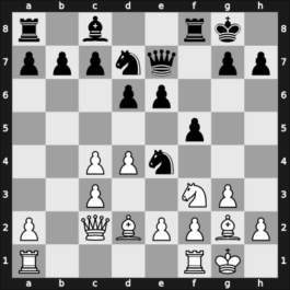 1956 Santa Fe – Round 5 – Espinosa Flores, Rafael Emilio – 1/2-1/2 – Pelikán, Jiří – G15