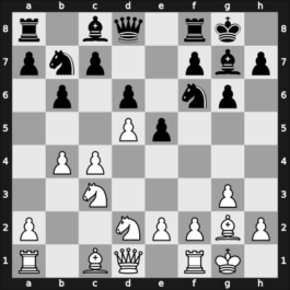 1956 URS Ch sf – Round 1 – Korchnoi, Viktor – 1-0 – Nazarov, Batyrkhan – G5