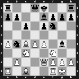 1956 URS Ch sf – Round ? – Borisenko, Georgy K – 1/2-1/2 – Matskevich, Avshalom – G25