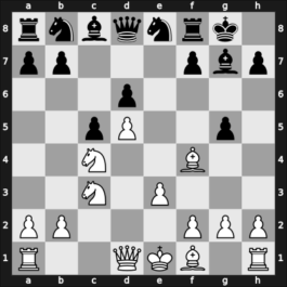 1956 URS Ch sf – Round ? – Shamkovich, Leonid – 0-1 – Vasiukov, Evgeni – G32