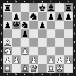 1956 URS Ch sf – Round ? – Nezhmetdinov, Rashid – 1/2-1/2 – Aronson, Lev – G68