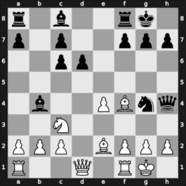1956 URS Ch sf – Round ? – Klavins, Janis – 1-0 – Nezhmetdinov, Rashid – G115