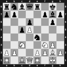 1956 URS Ch sf – Round ? – Novotelnov, Nikolai – 0-1 – Zilber, Israel – G40