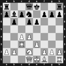 1956 URS Ch sf – Round ? – Zilber, Israel – 1/2-1/2 – Lisitsin, Georgy – G133