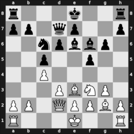 1956 URS Ch, semi final – Round 1 – Koblencs, Alexander – 1/2-1/2 – Khalilbeili, Sultan – G5