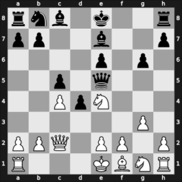 1956 Tbilisi (URS Ch, semi final) – Round 1 – Antoshin, Vladimir S – 1-0 – Koblencs, Alexander – G20