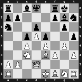 1956 URS Ch, semi final – Round 1 – Tal, Mikhail – 1-0 – Giorgadze, Tamaz – G26