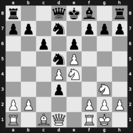 1956 URS Ch, semi final – Round 1 – Tal, Mikhail – 1-0 – Kasparian, Genrikh – G37