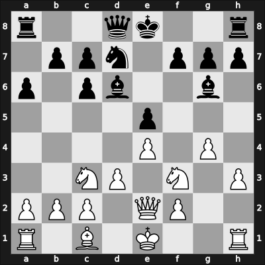 1956 URS Ch, semi final – Round 1 – Krogius, Nikolai V – 1/2-1/2 – Chukaev, Egor – G38