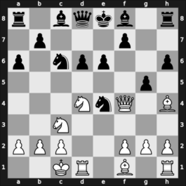 1956 URS Ch, semi final – Round 3 – Krogius, Nikolai V – 1-0 – Polugaevsky, Lev – G52