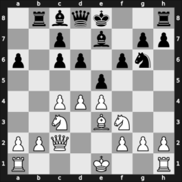 1956 URS Ch, semi final – Round 6 – Zurakhov, Vladlen Y – 1/2-1/2 – Krogius, Nikolai V – G68