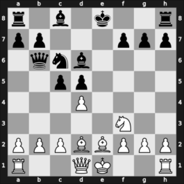 1956 URS Ch, semi final – Round 7 – Kotkov, Yuri – 1/2-1/2 – Gufeld, Eduard – G72