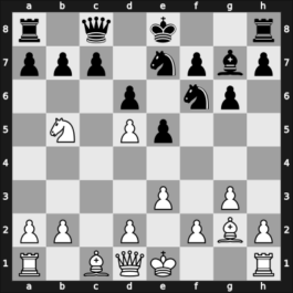 1956 URS Ch, semi final – Round 11 – Chukaev, Egor – 1-0 – Kasparian, Genrikh – G86