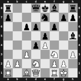 1956 URS Ch, semi final – Round 11 – Gufeld, Eduard – 1/2-1/2 – Zurakhov, Vladlen Y – G87