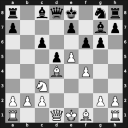 1956 URS Ch, semi final – Round 11 – Krogius, Nikolai V – 1-0 – Buslaev, Aleksander – G88