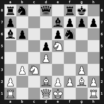 1956 URS Ch, semi final – Round 13 – Chukaev, Egor – 1/2-1/2 – Antoshin, Vladimir S – G96