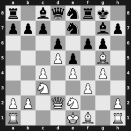1956 URS Ch, semi final – Round 13 – Khalilbeili, Sultan – 1/2-1/2 – Gurgenidze, Bukhuti – G99