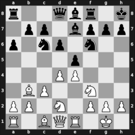 1956 Tbilisi (URS Ch, semi final) – Round 13 – Kotkov, Yuri – 1/2-1/2 – Buslaev, Aleksander – G100