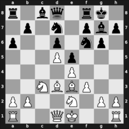 1956 URS Ch, semi final – Round 17 – Polugaevsky, Lev – 1/2-1/2 – Yukhtman, Yakov – G111