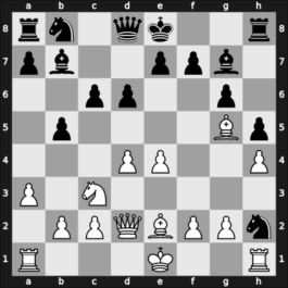 1956 USSR Ch Semifinal – Round 13 – Giorgadze, Tamaz – 1/2-1/2 – Sakharov, Yuri G. – G14