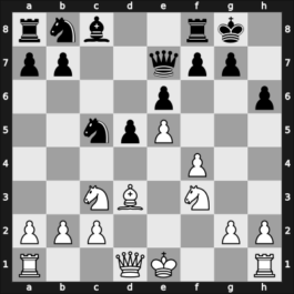 1956 YUG Ch – Round 13 – Matulovic, Milan – 1-0 – Djaja, Dragutin – G9