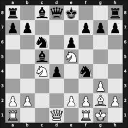 1957 Bratislava Bratislava SVK – Round 13 – Opocensky, Karel – 1/2-1/2 – Fuchs, Reinhart – G55
