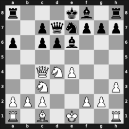 1957 CSR Ch sf – Round 2 – Ratolistka, Josef – 1/2-1/2 – Koska, Josef – G8