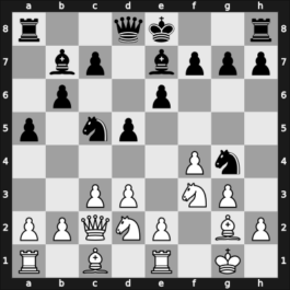 1957 CSR Ch sf – Round 5 – Ratolistka, Josef – 1/2-1/2 – Novotny, Oldrich – G21
