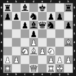 1957 Clare Benedict Cup 04th – Round 1 – Euwe, Max – 1-0 – Muffang, Andre – G3
