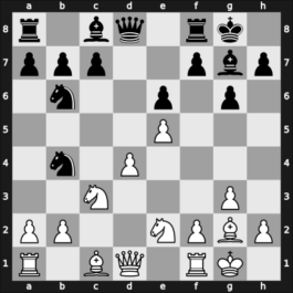 1957 Clare Benedict Cup 04th – Round 1 – Euwe, Max – 1-0 – Robatsch, Karl – G4